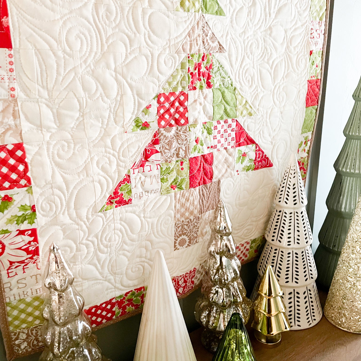 My Christmas Tree Pieced Quilt