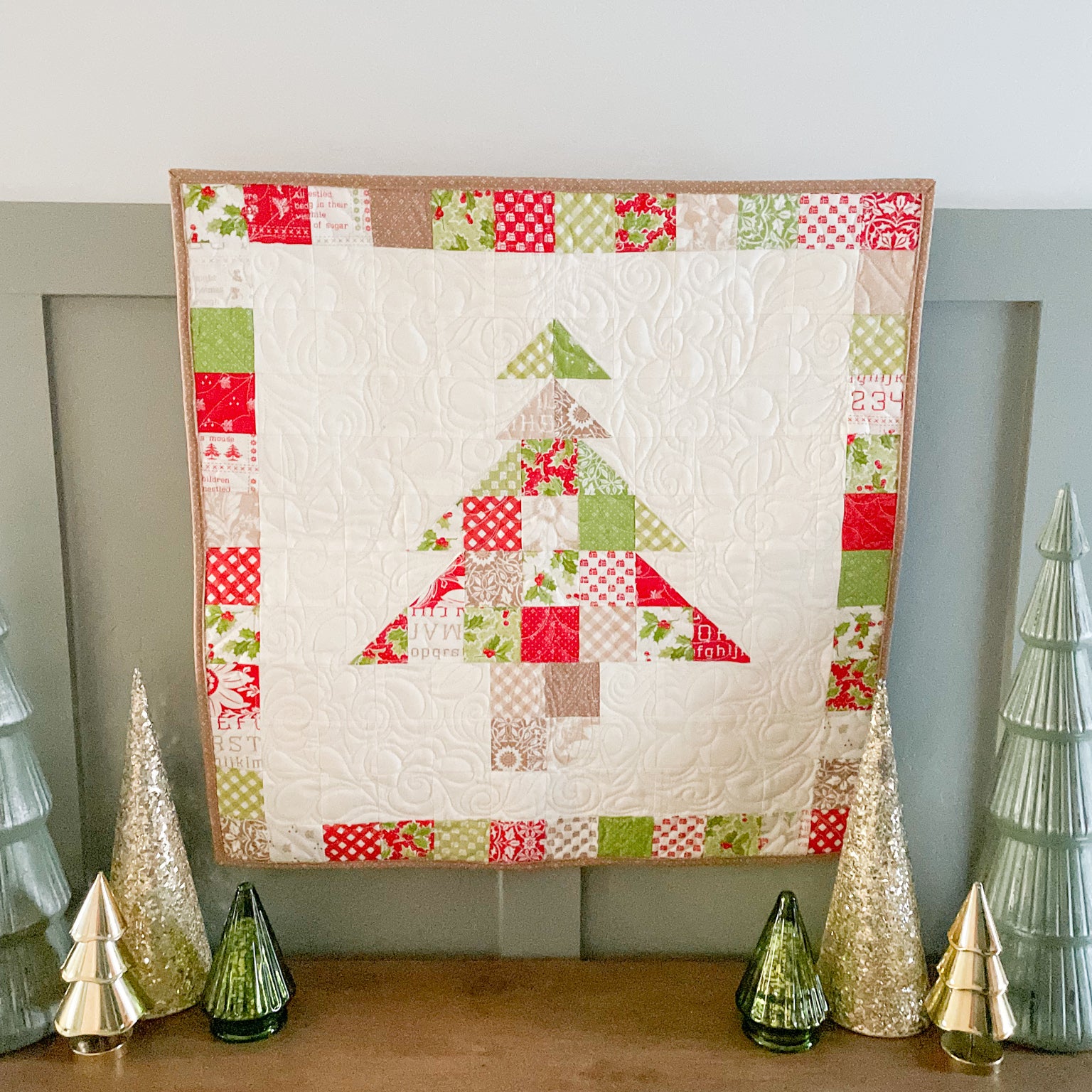 My Christmas Tree Pieced Quilt