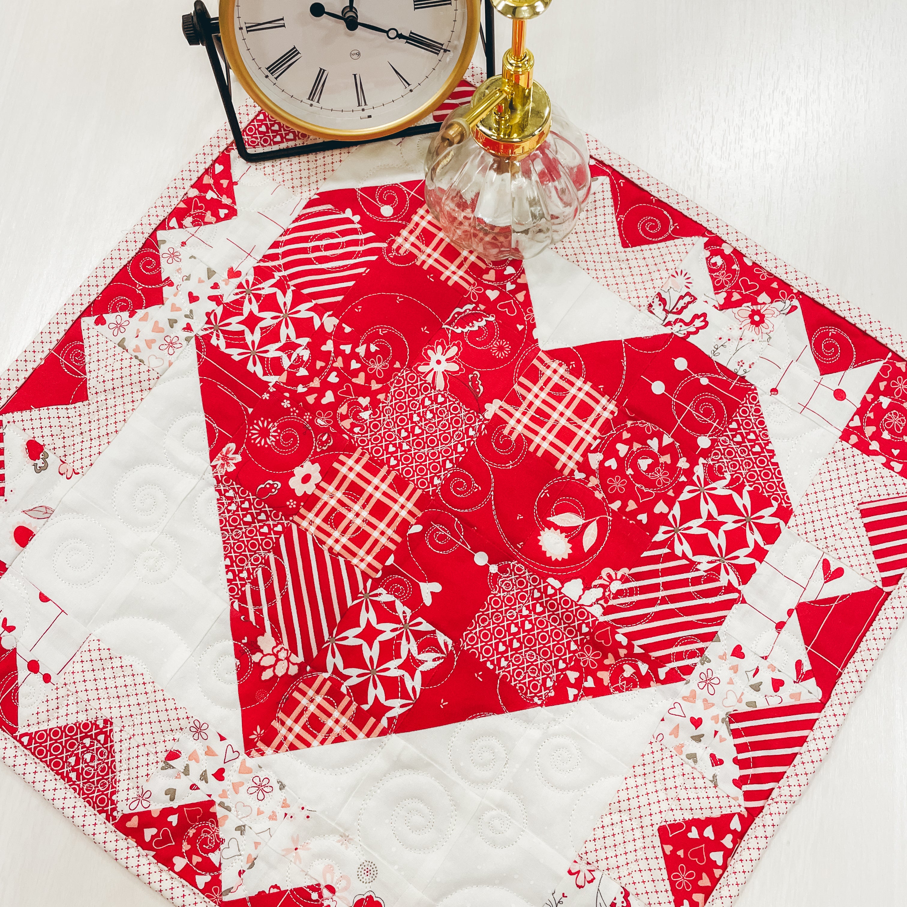 My Sweet Valentine Table Topper Pattern