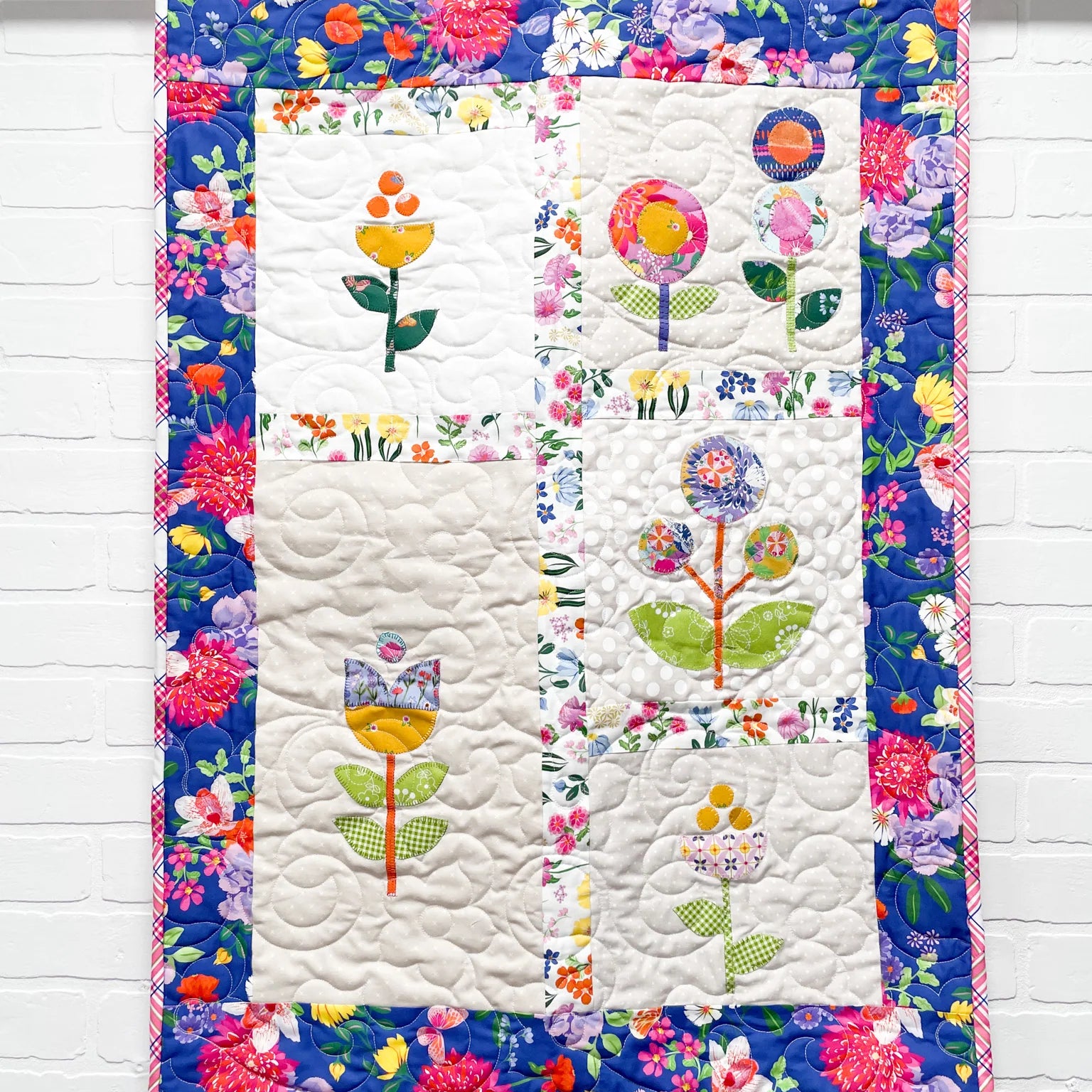 Nana's Flower Garden Wall Hanging Pattern
