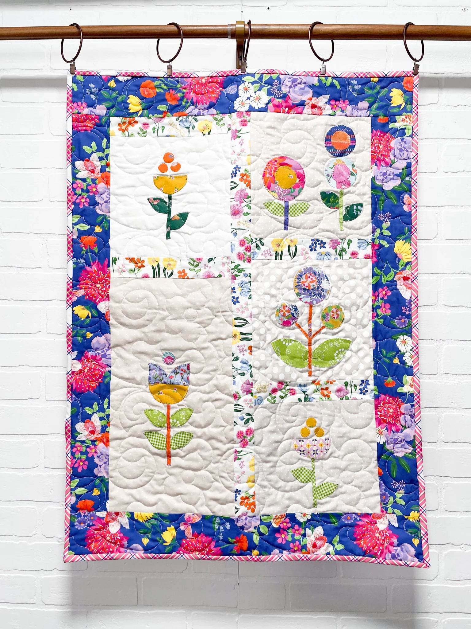 Nana's Flower Garden Wall Hanging Pattern
