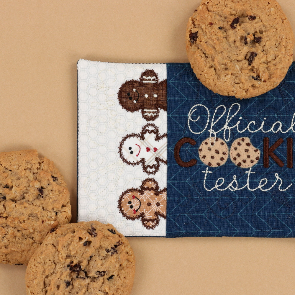 Kimberbell Embroidery Club - October 2024: Official Cookie Tester Mug Rug - DESIGN
