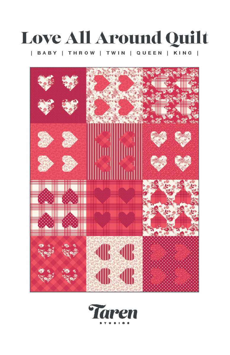 pink heart quilt