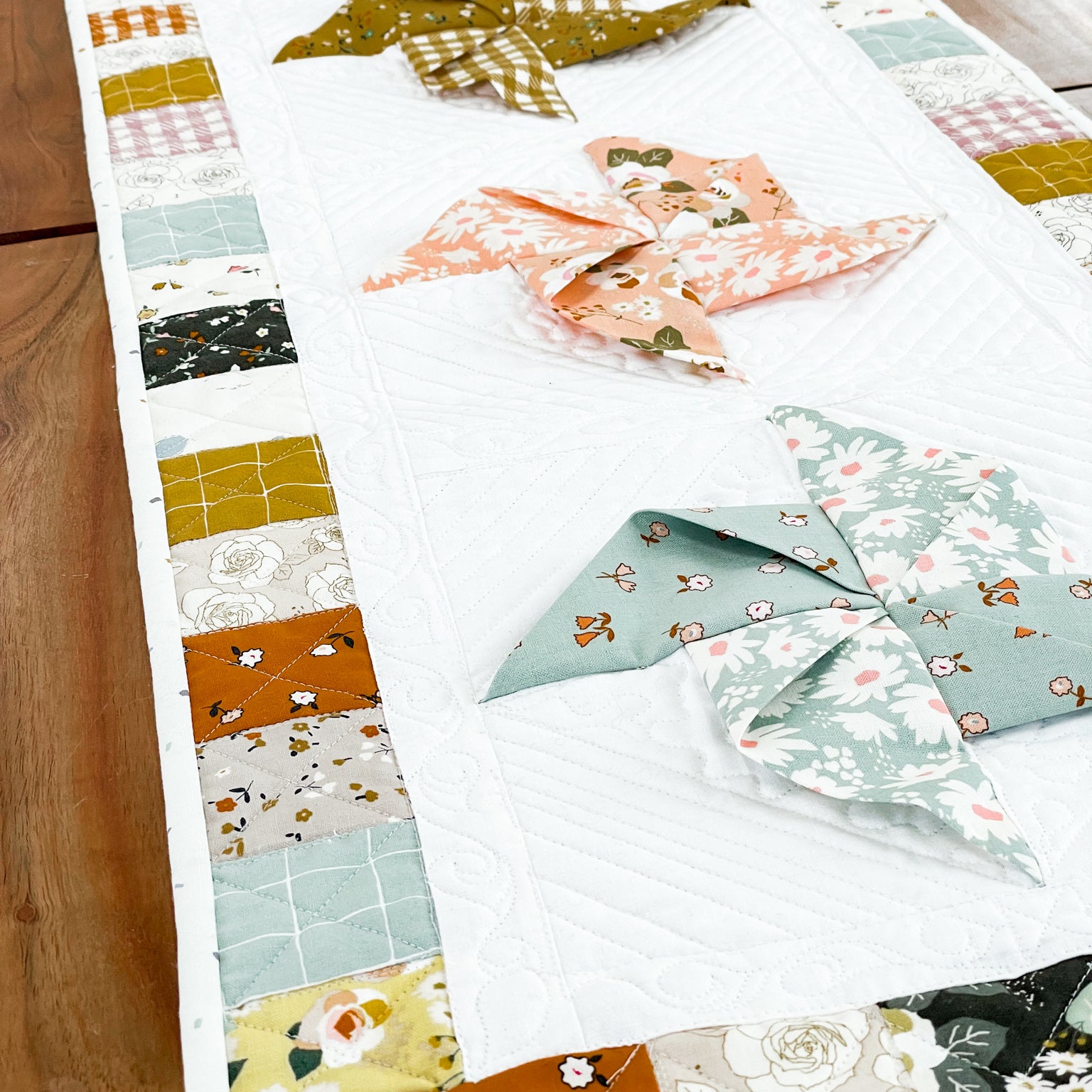Playful Pinwheels Table Runner