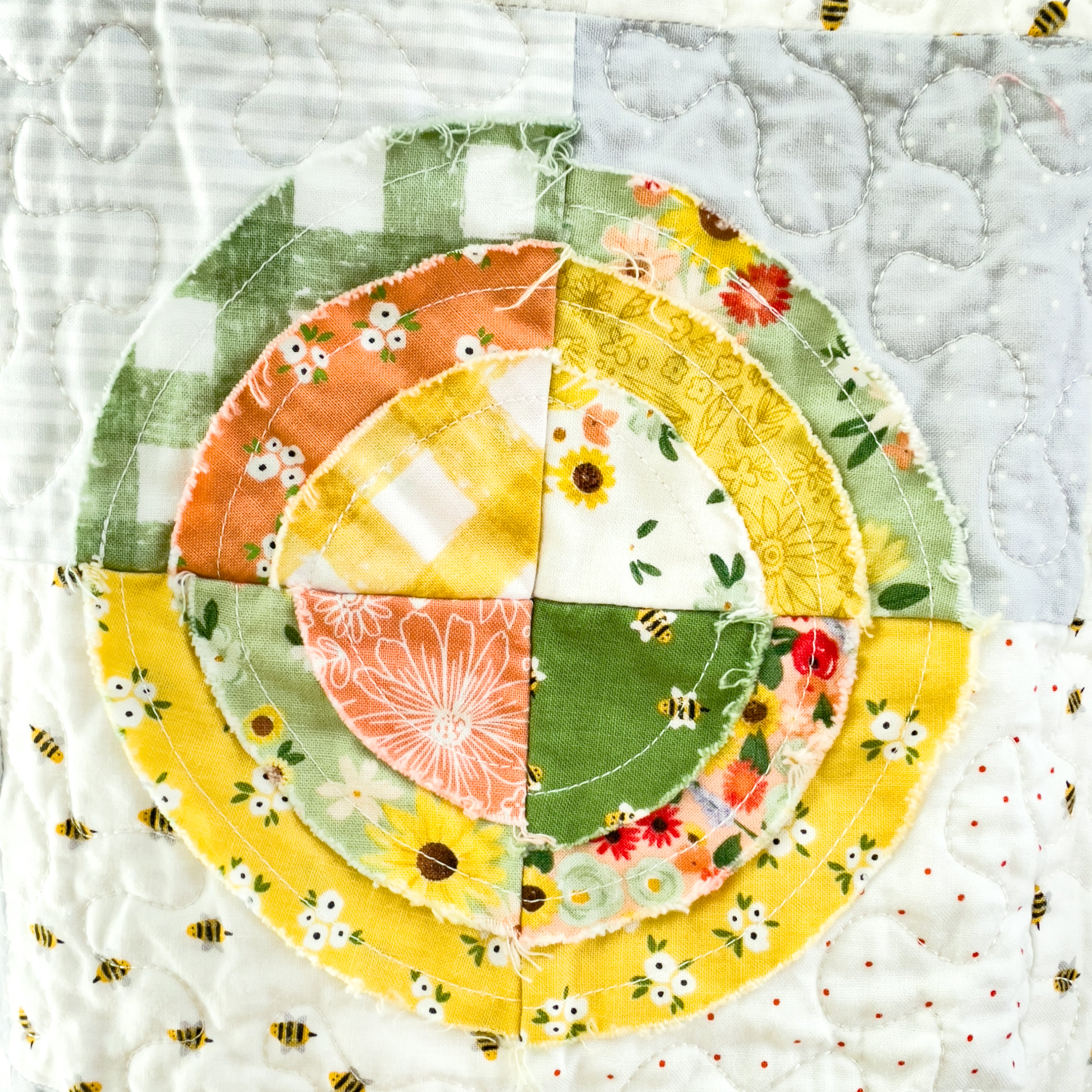 Scrappy Bullseye Quilt