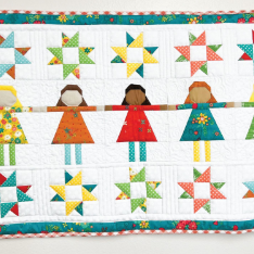 Girlfriends Around the World Wallhanging