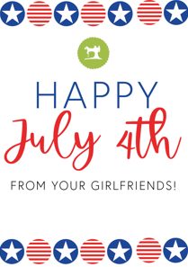 July Fourth Tag