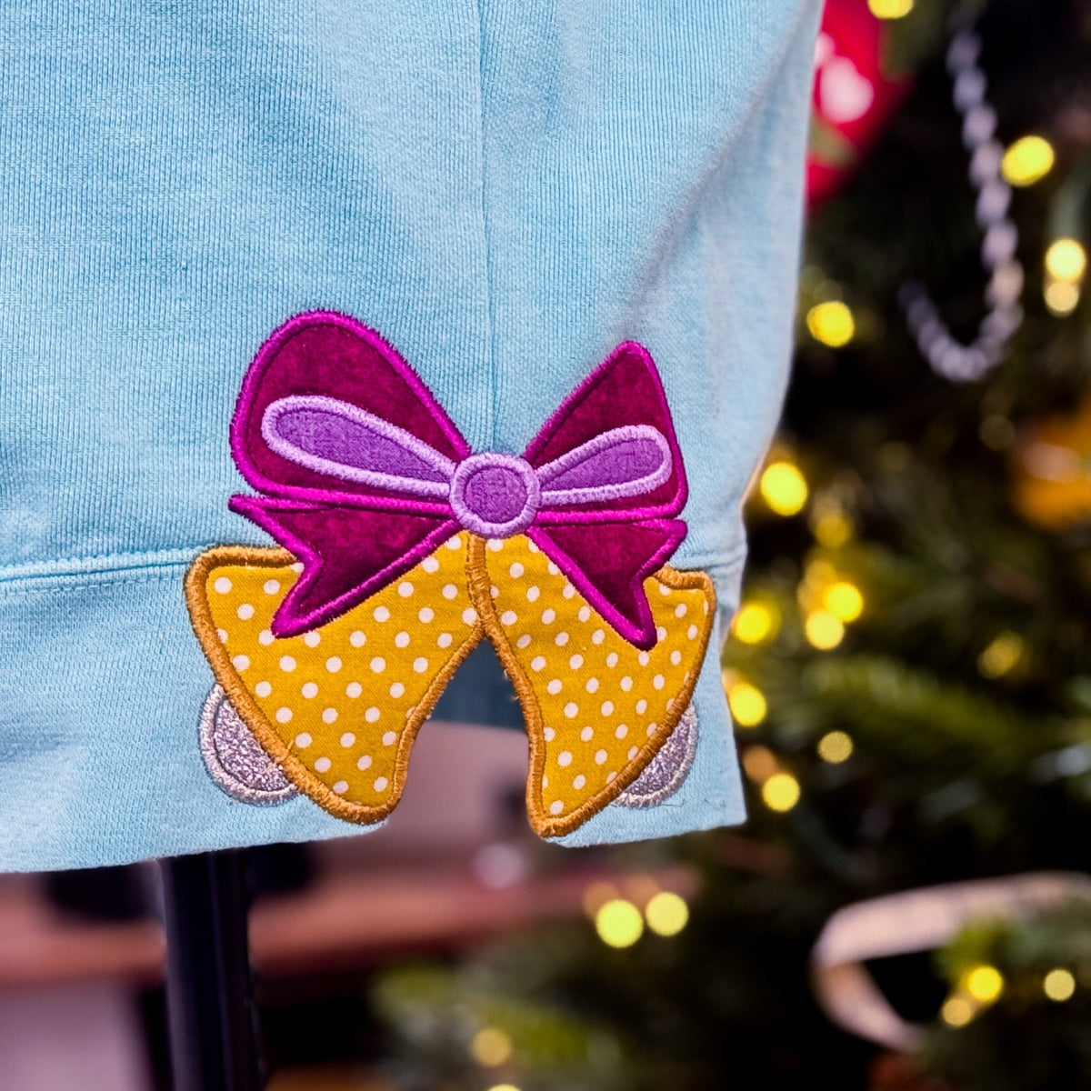 Side Split Christmas Designs bell