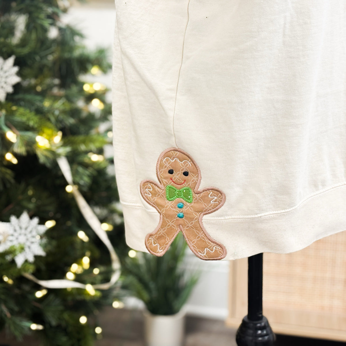 Side Split Christmas Designs gingerbread man