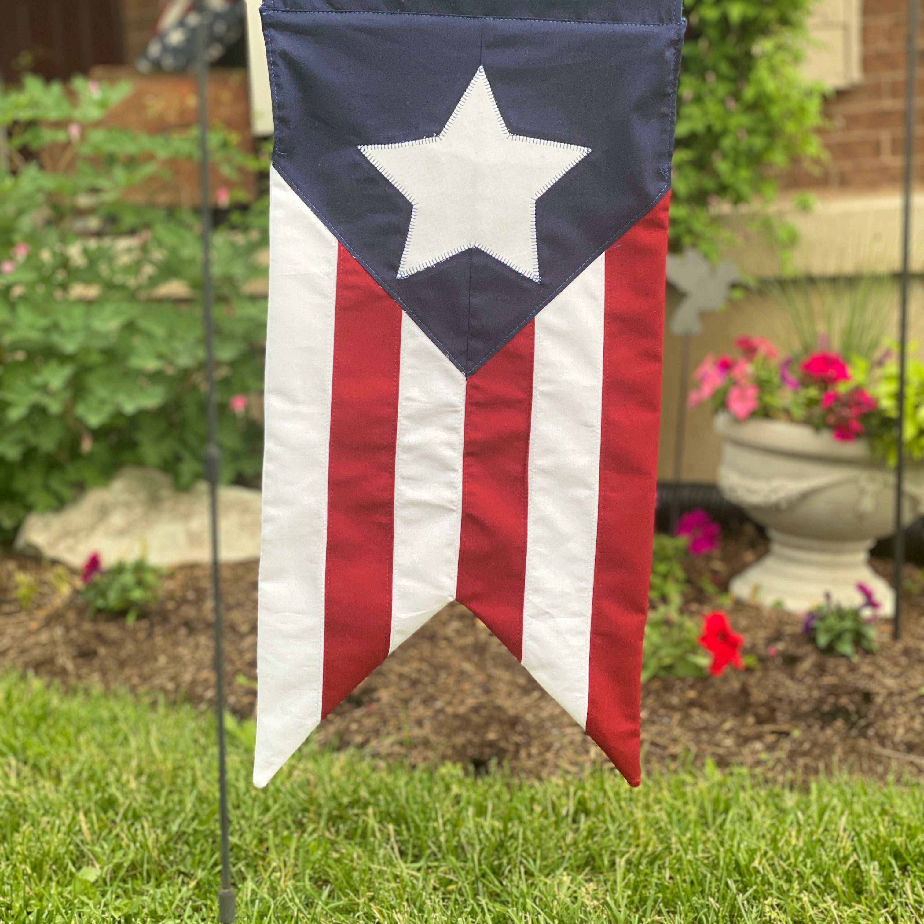 Star Spangled Garden Flag