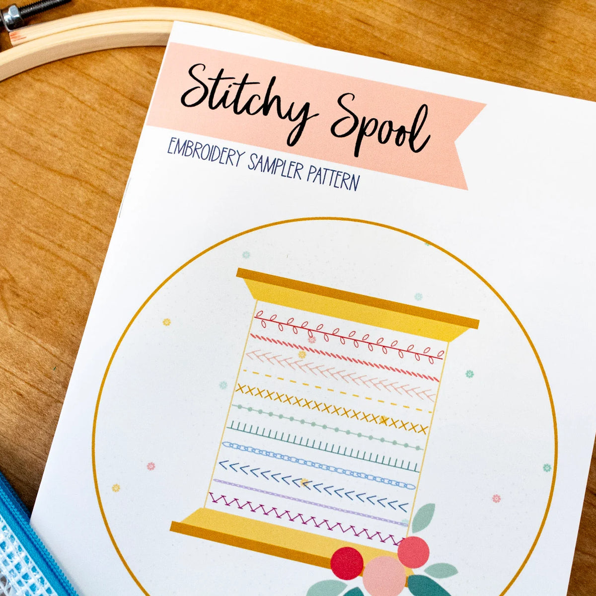 Stitchy Spool Embroidery Pattern