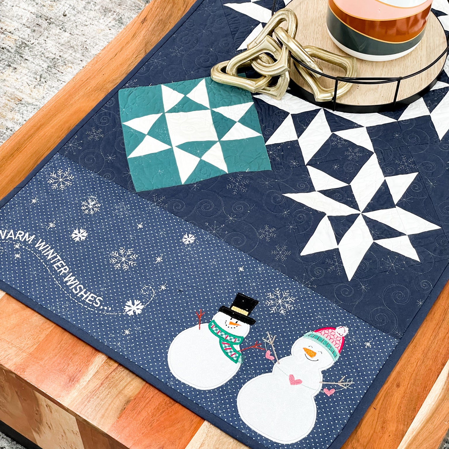 Warm Winter Wishes Table Runner