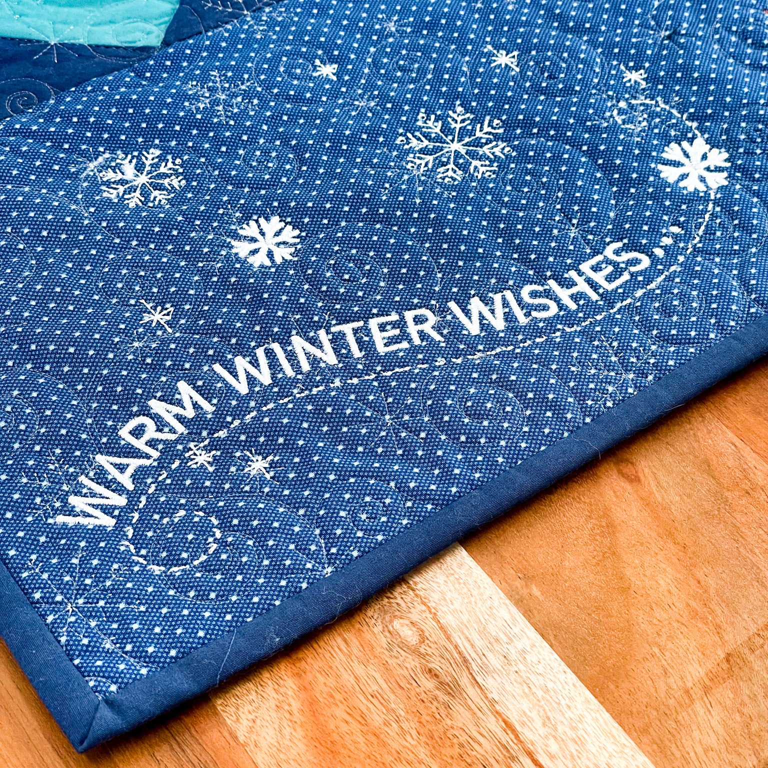 Warm Winter Wishes Table Runner: Sewing Version