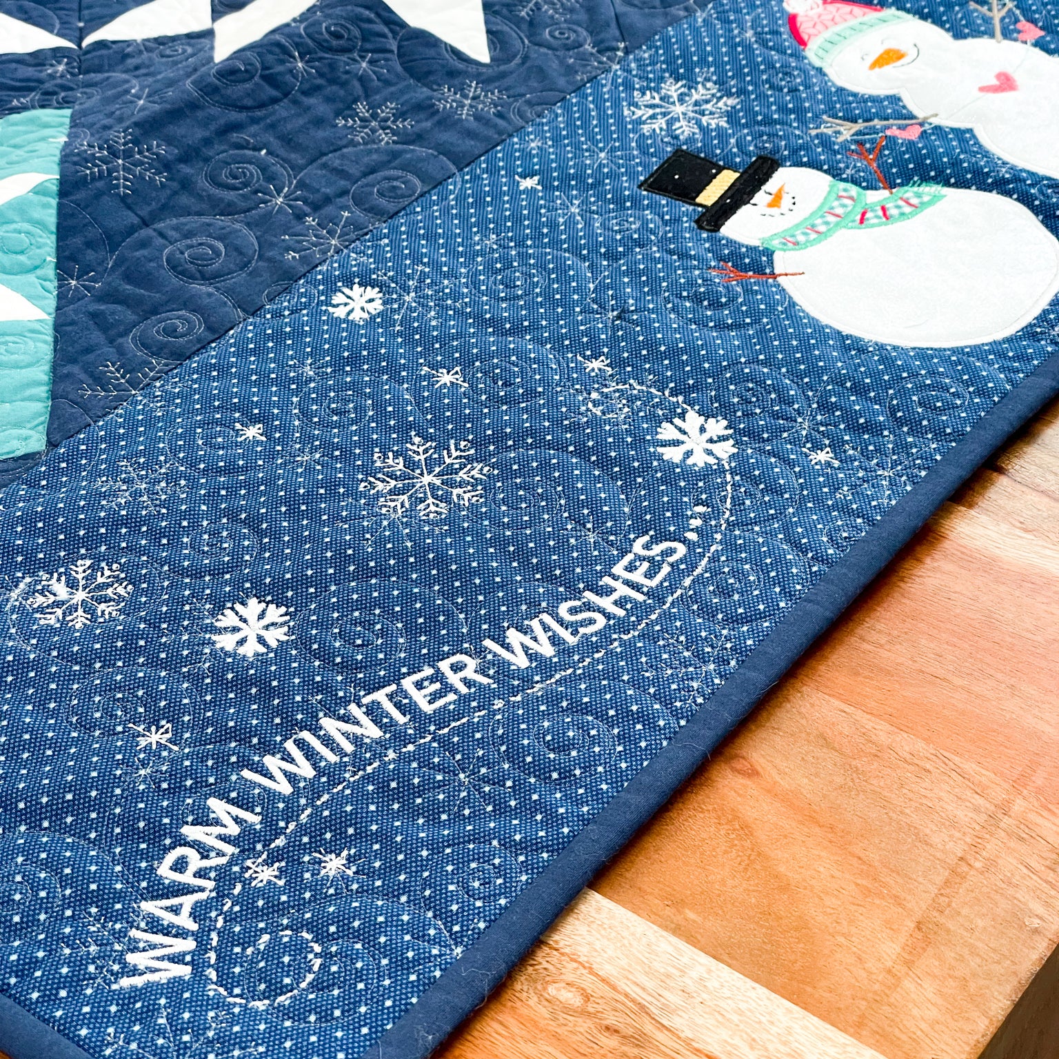 Warm Winter Wishes Table Runner