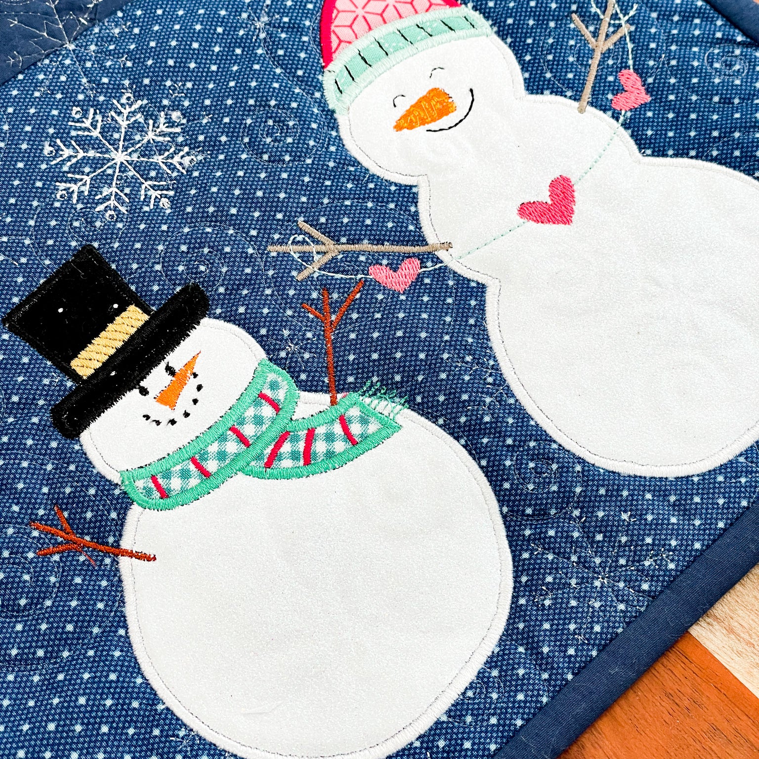 Warm Winter Wishes Table Runner: Sewing Version