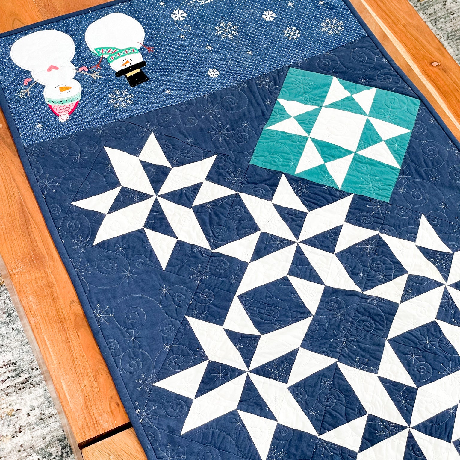 Warm Winter Wishes Table Runner
