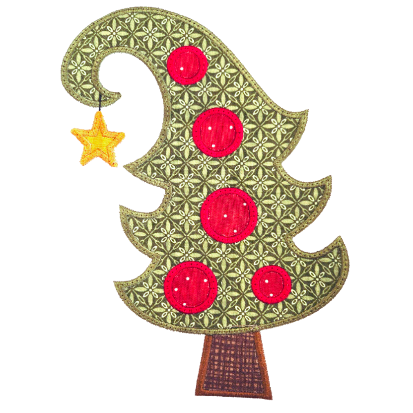 Whimsy Tree Machine Embroidery design