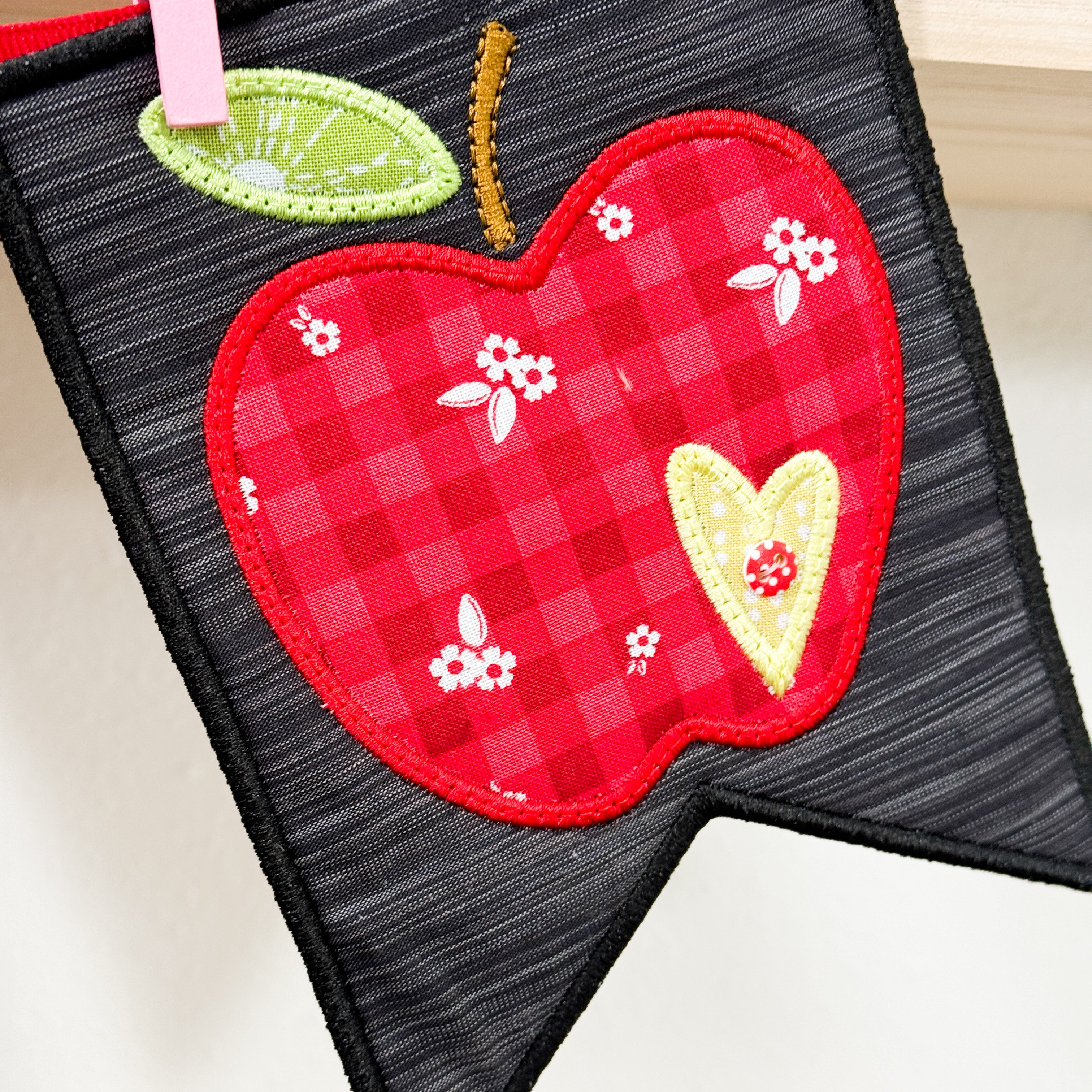 Apple Harvest Banner - SEW and EMB