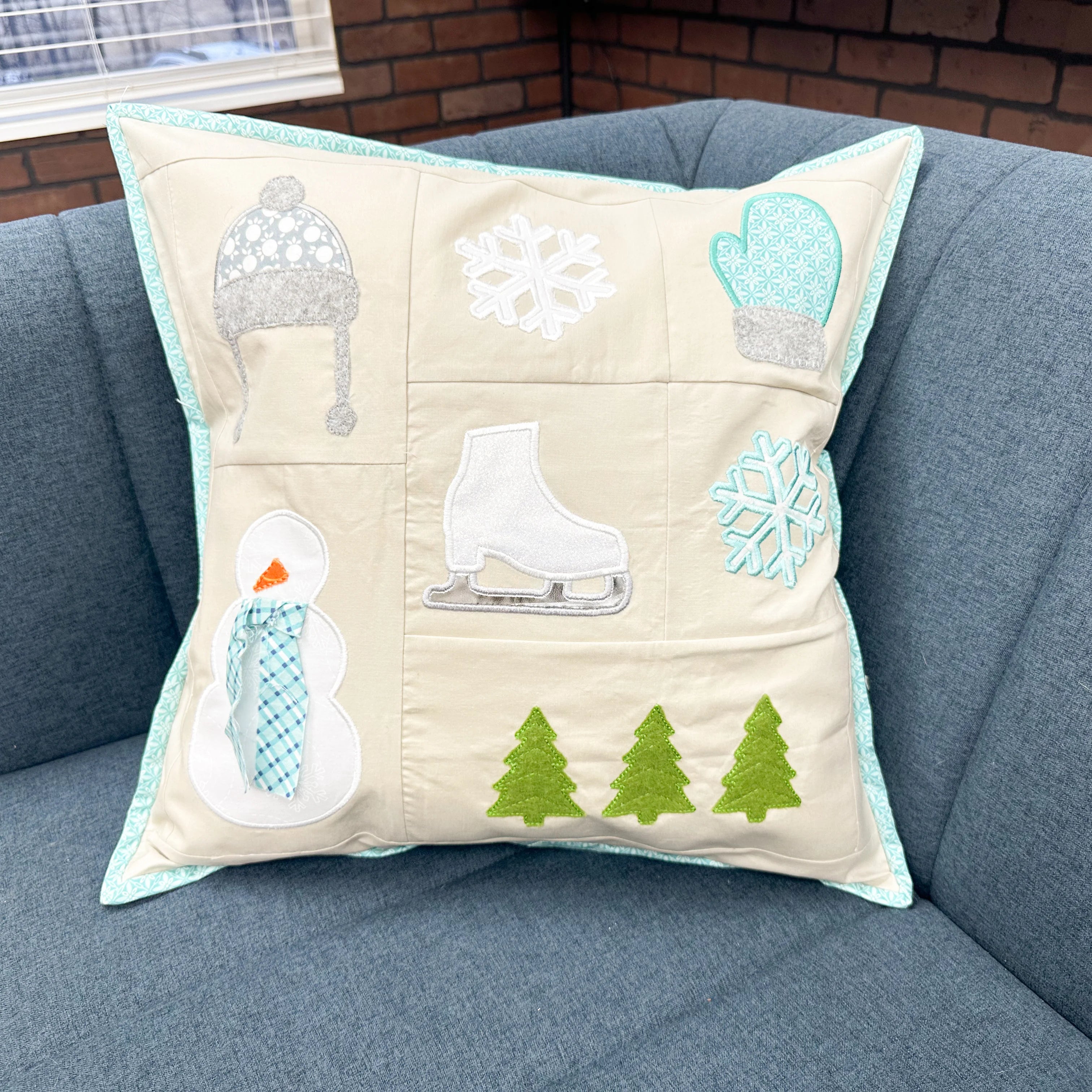 Winter Wonderland Pillow Downloadable Pattern