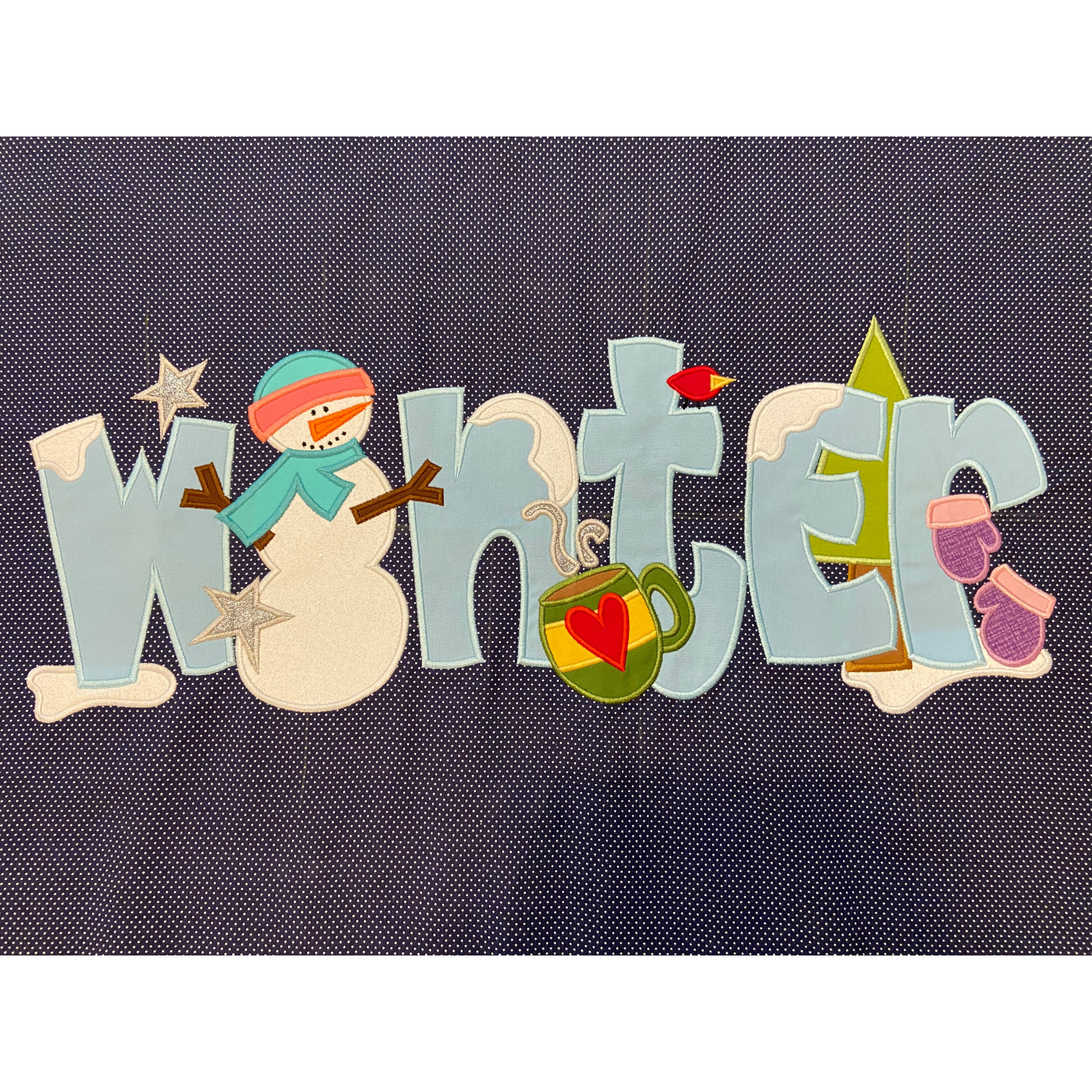 Winter Wonder Appliques Machine Embroidery Version