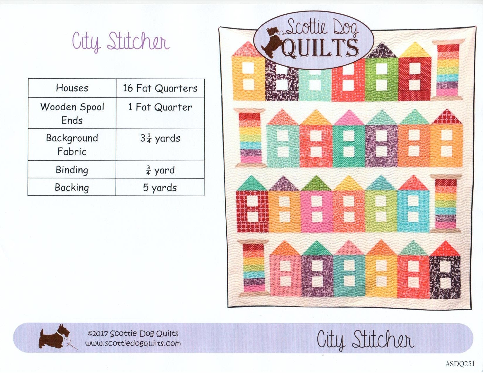 City Stitcher Quilt Pattern