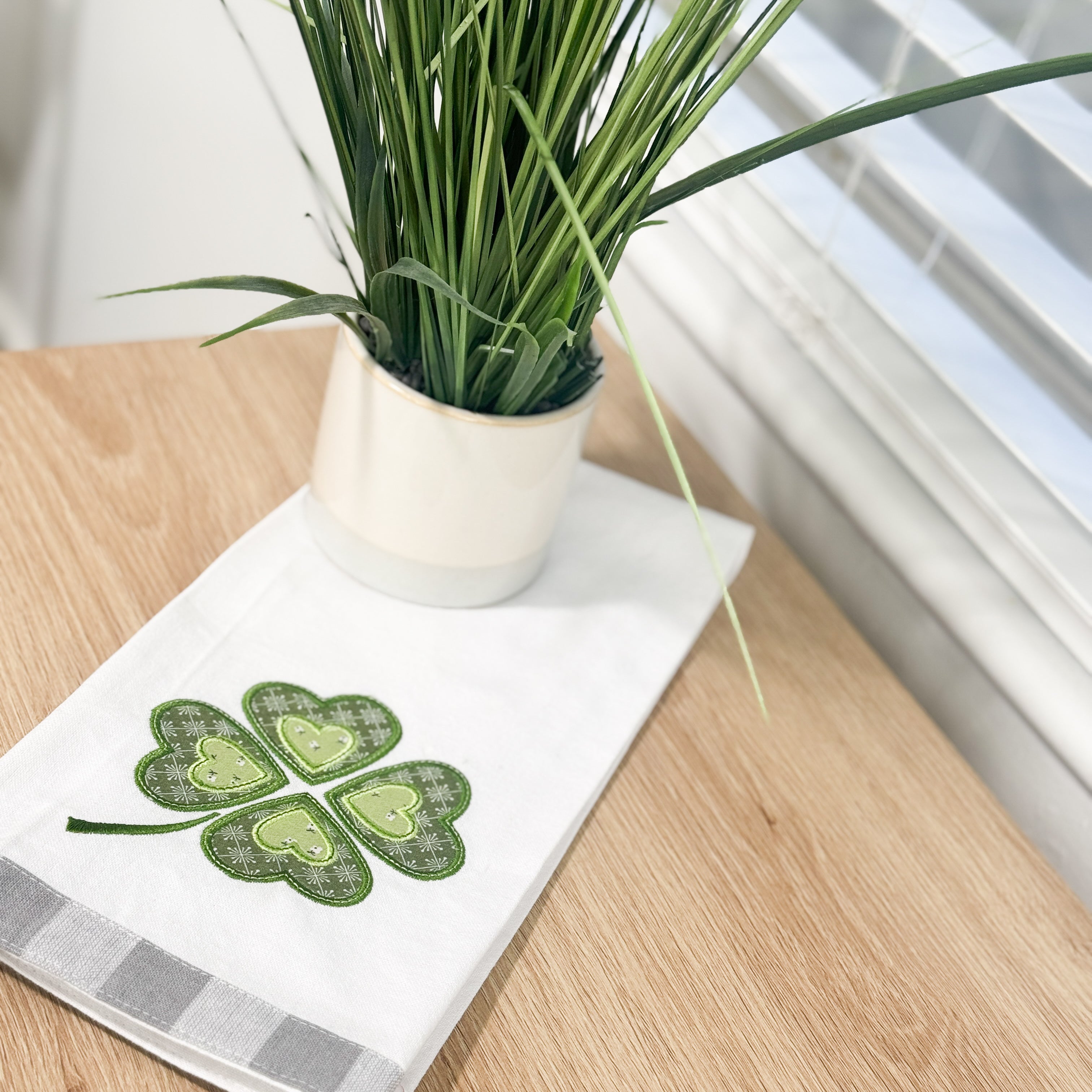 Shamrock Love Appliqué Machine Embroidery (Downloadable Pattern)