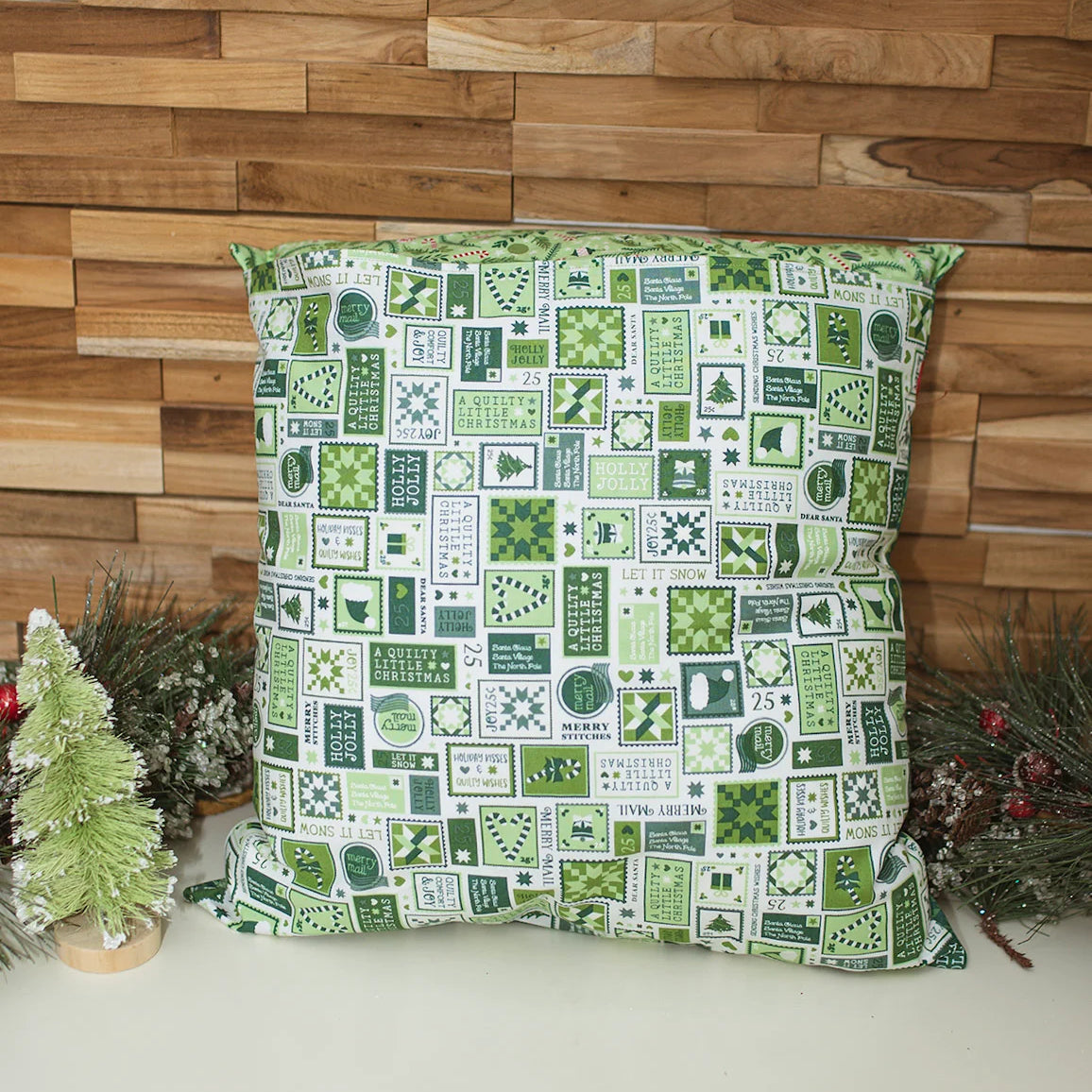 Sweet Surprise Gingerbread Pillow back