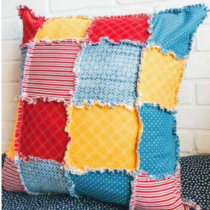 TV Time Rag Pillow