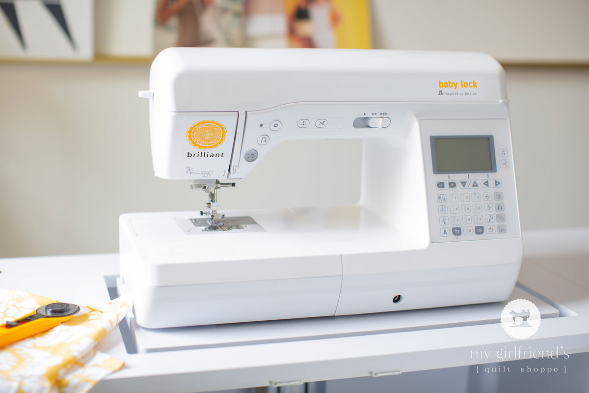 Baby Lock Brilliant Sewing and Quilting Machine My Girlfriend's Quilt
