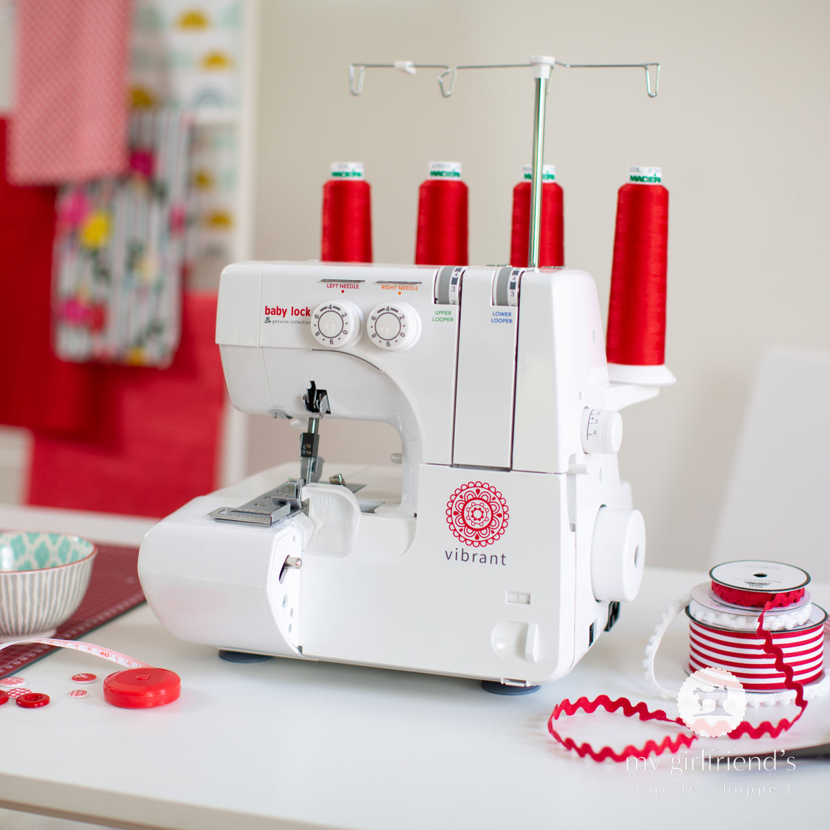Baby Lock Vibrant Serger My Girlfriend's Quilt Shoppe