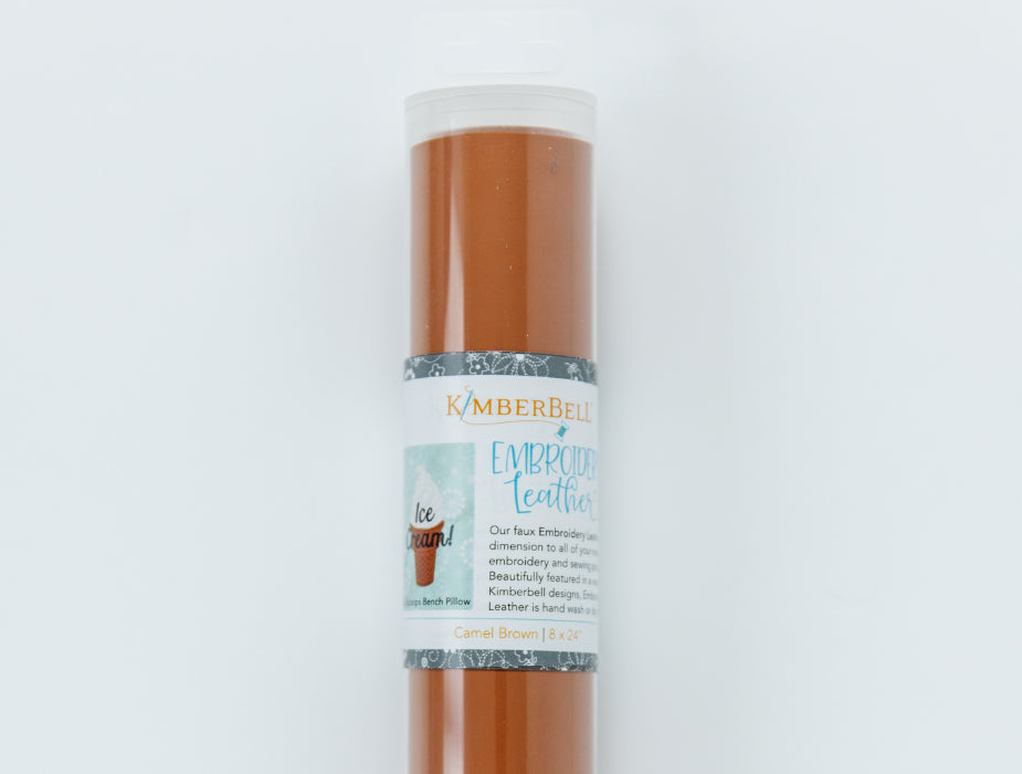 Camel Brown embroidery leather from Kimberbell.