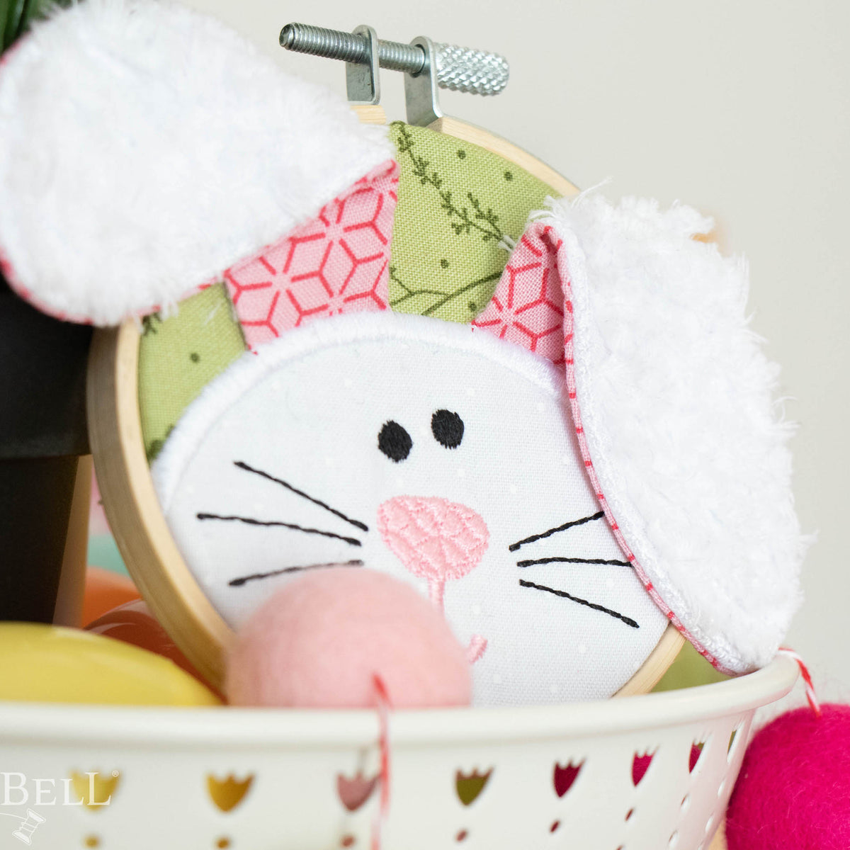 Kimberbell I'm All Ears Bunny Hoop Machine Embroidery Design
