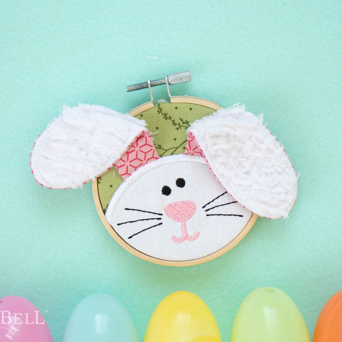 Kimberbell I'm All Ears Bunny Hoop Machine Embroidery Design