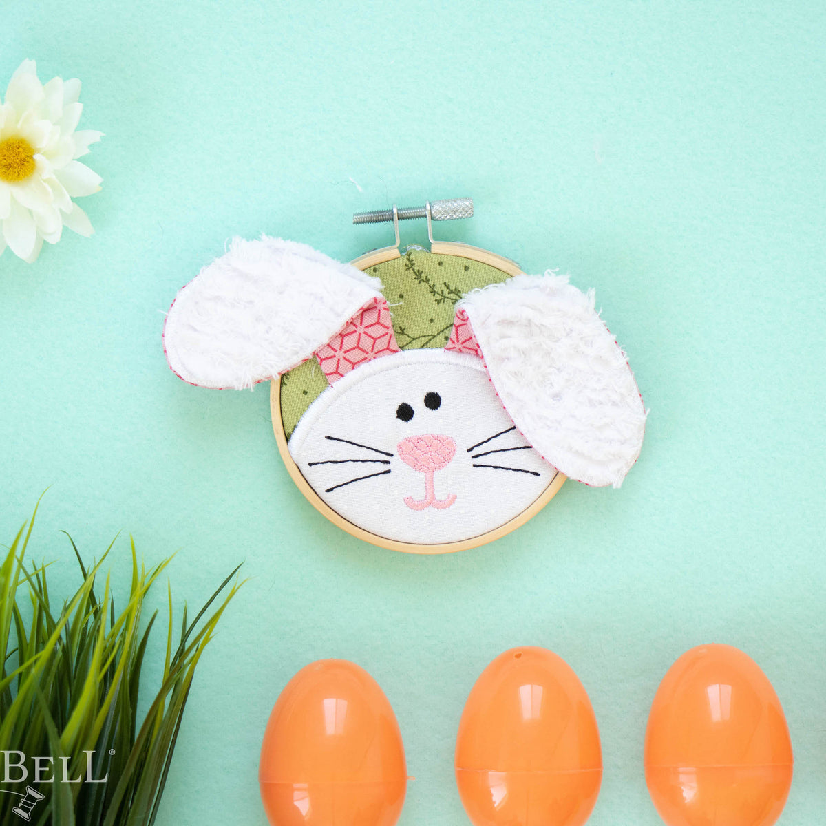 Kimberbell I'm All Ears Bunny Hoop Machine Embroidery Design