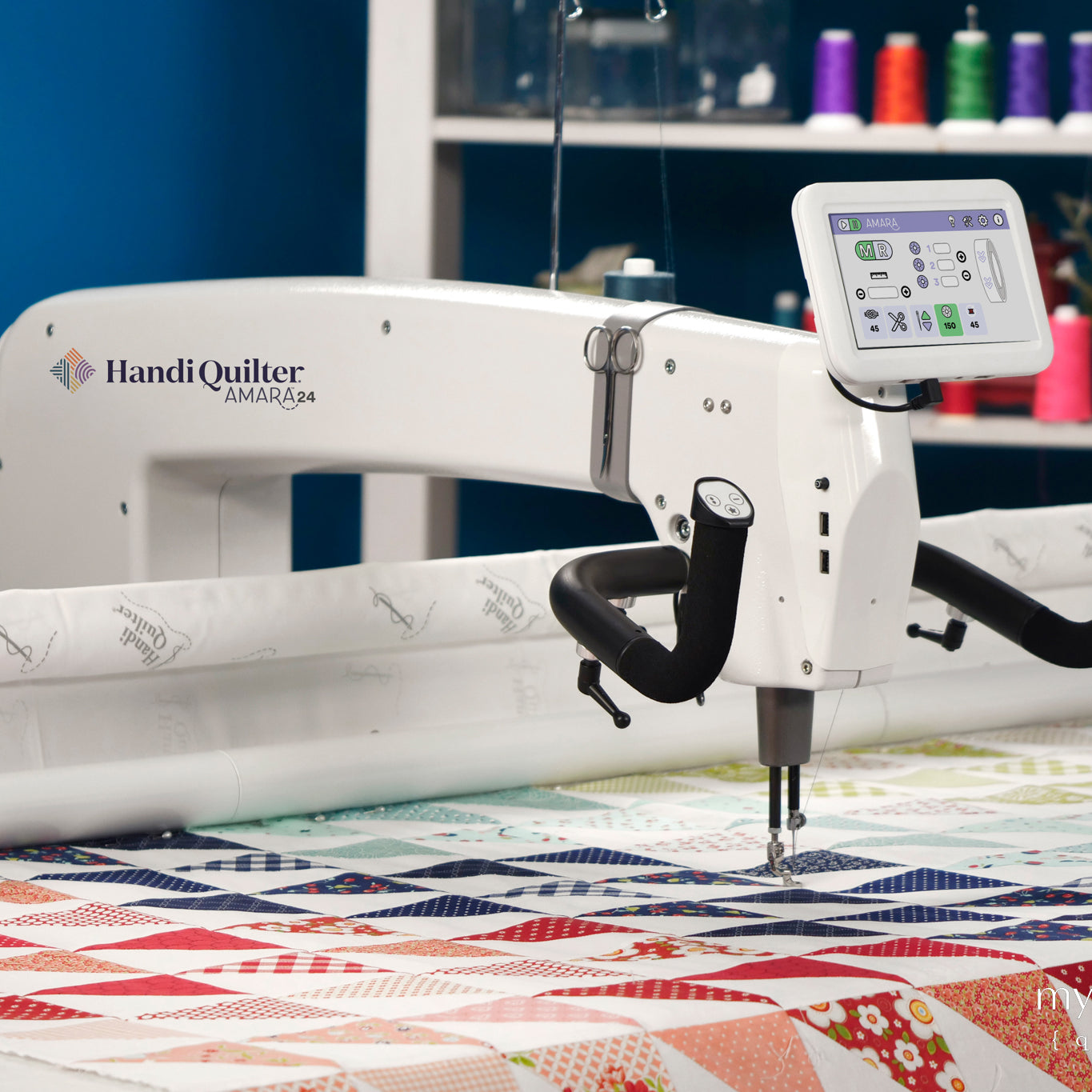 Handi Quilter Amara 24 Longarm Machine on Gallery2 10-Foot Frame