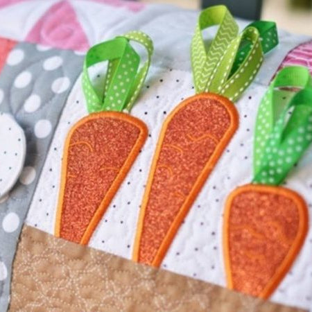 Hoppy Easter. Bench Pillow