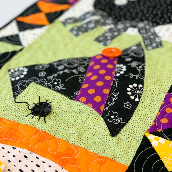 Halloween Around the Block Table Runner