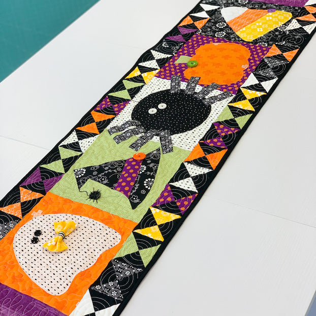 Halloween Around the Block Table Runner