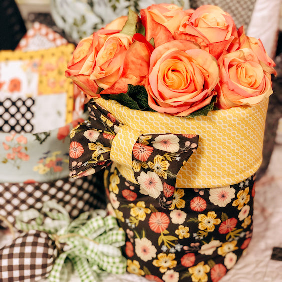 Fat Quarter Bow Basket