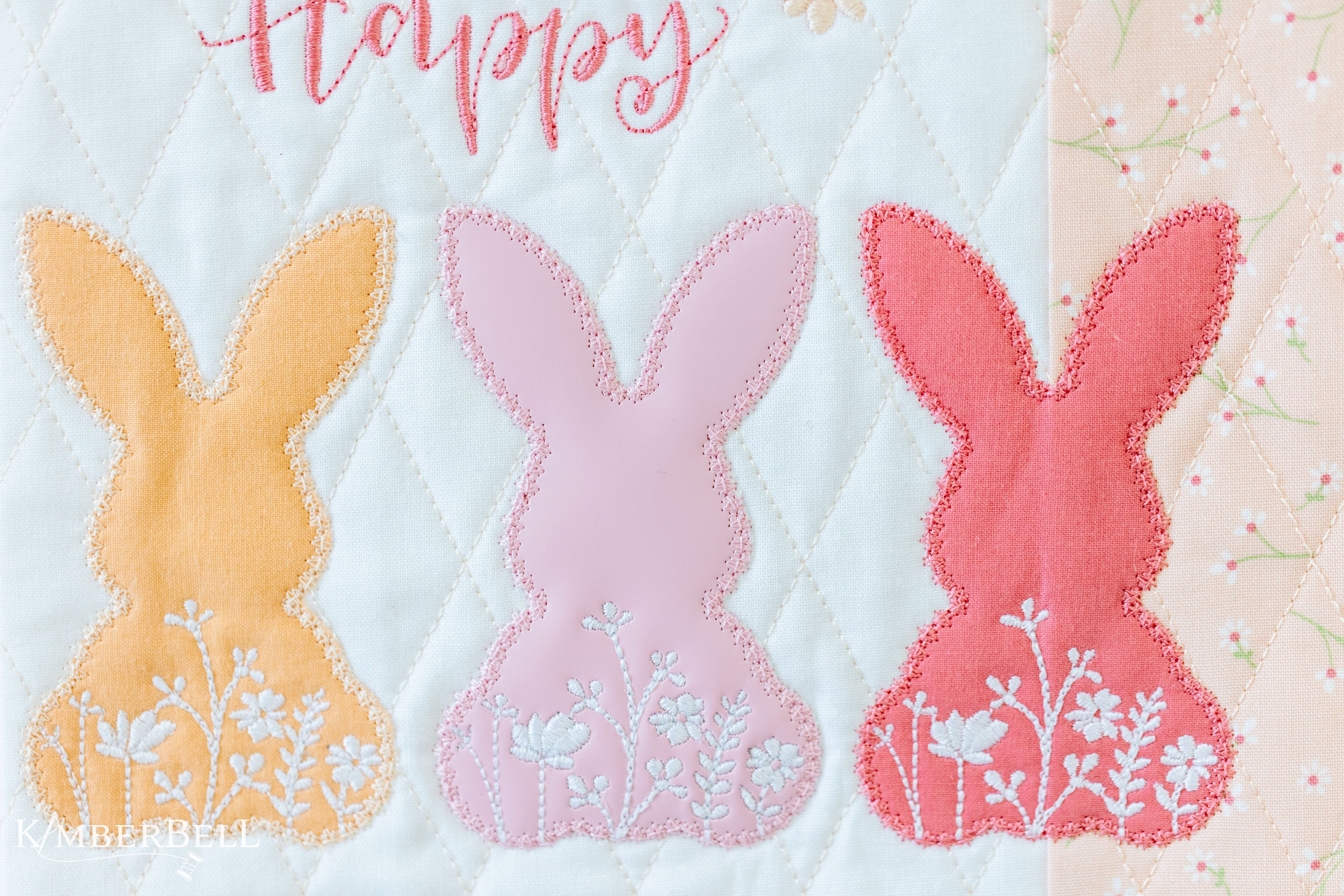 Kimberbell Bunny Silhouette Mug Rug