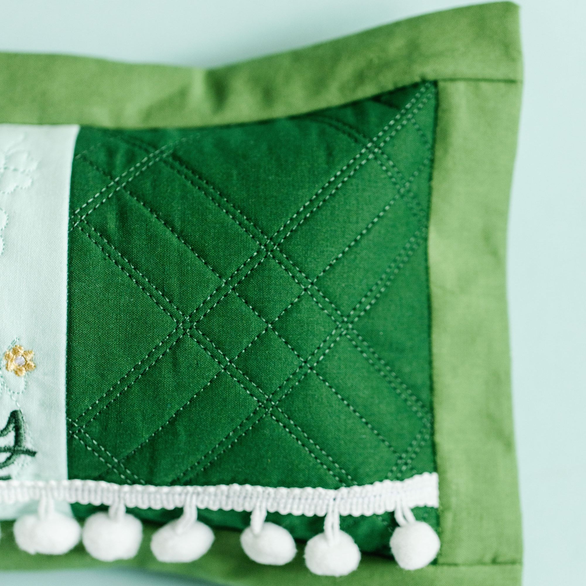 Kimberbell Embroidery Club DESIGN ONLY - February 2023: Lucky Us Pillow