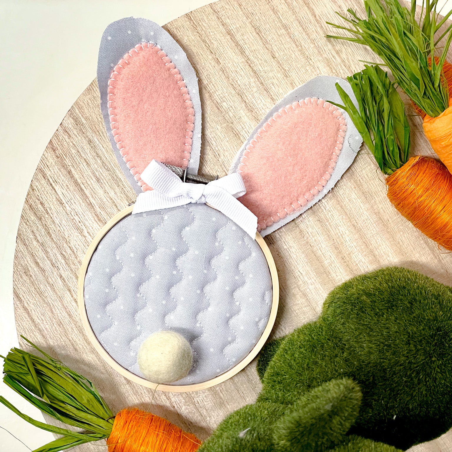 Embroidery Hoop Bunny Ear