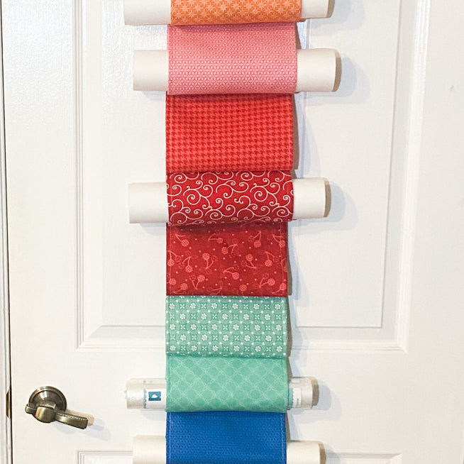 Stabilizer holder to hold all your Kimberbell stabilizer rolls