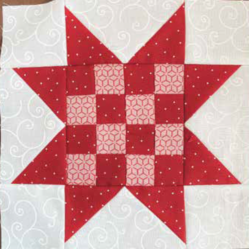 16-Patch Star Block