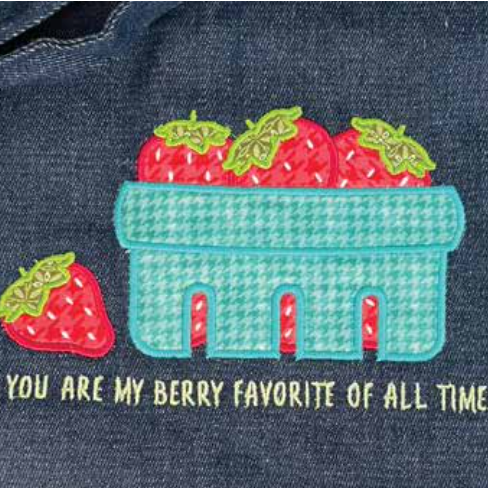 My Berry Favorite Applique