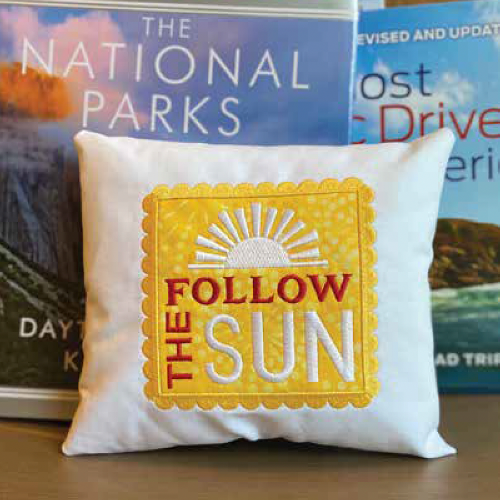Follow the Sun Pillow