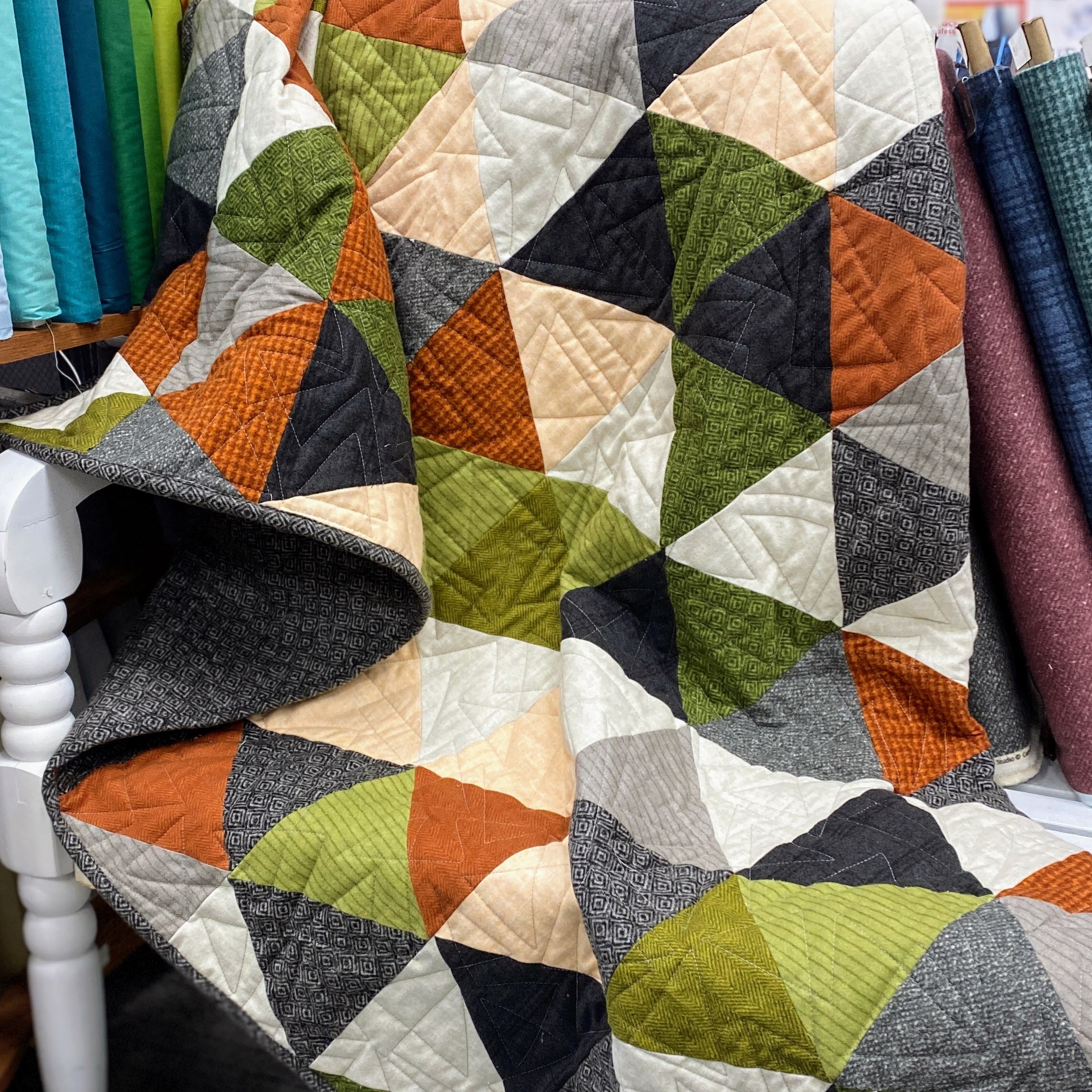 Triple Wrapped Quilt