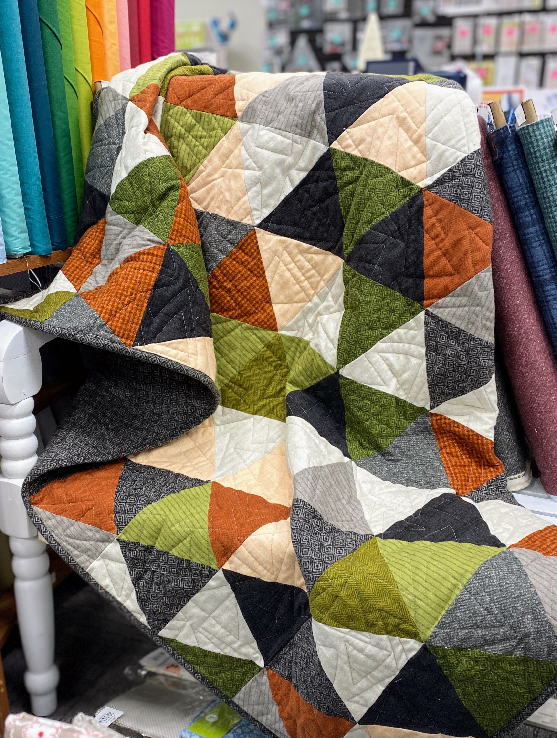 Triple Wrapped Quilt