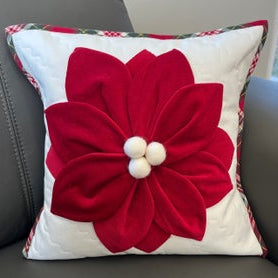 Blooming Christmas Pillow