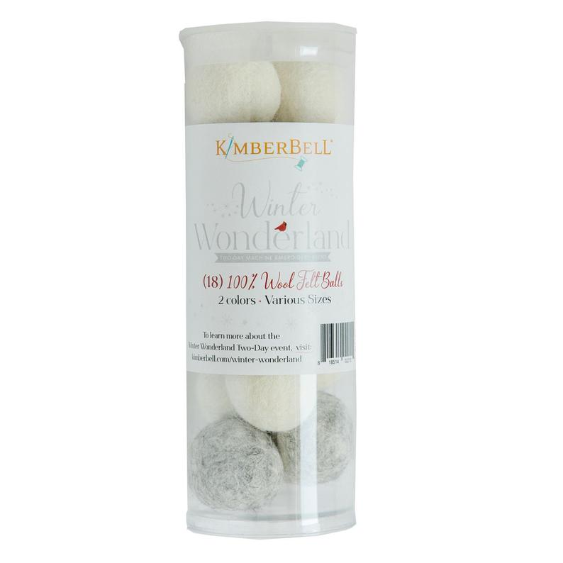 Kimberbell Winter Wonderland Wool Felt Balls